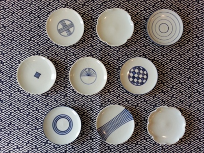 柏木円さんの豆皿 <br>Small plates by Madoka KASHIWAGI