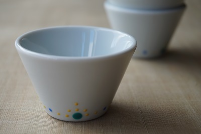 辻昇楽さんのチョク <br>Sake cups made by Shogaku TSUJI