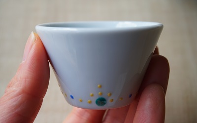 辻昇楽さんのチョク <br>Sake cups made by Shogaku TSUJI