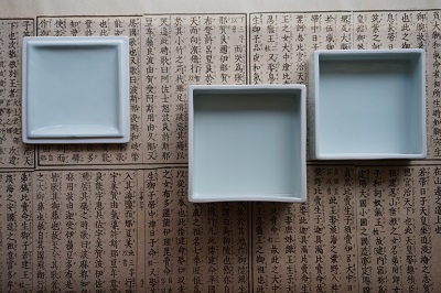 重箱（イ・ギジョ作品展より）<br>Tiered boxes made by Mr.Lee Geejo